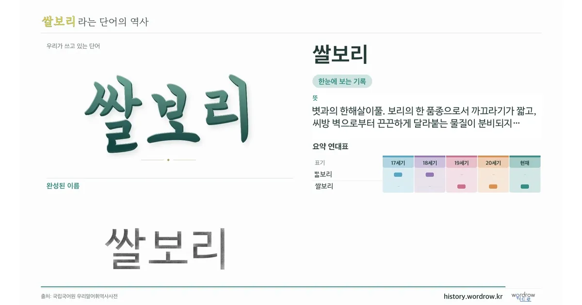 쌀보리 대표 이미지