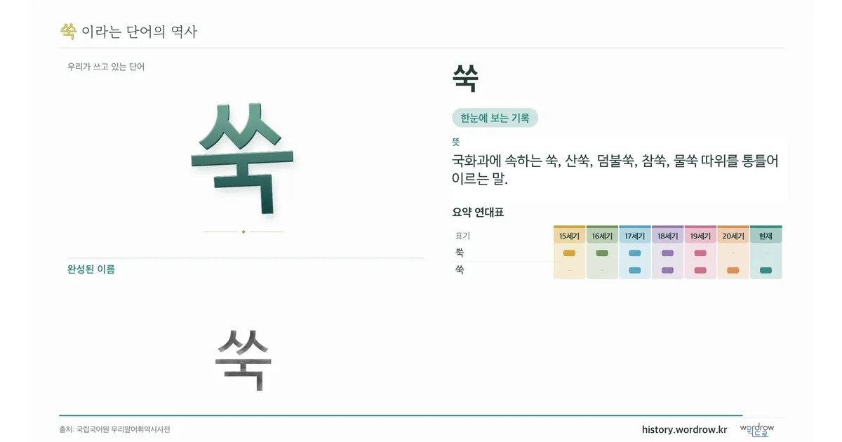 쑥 대표 이미지