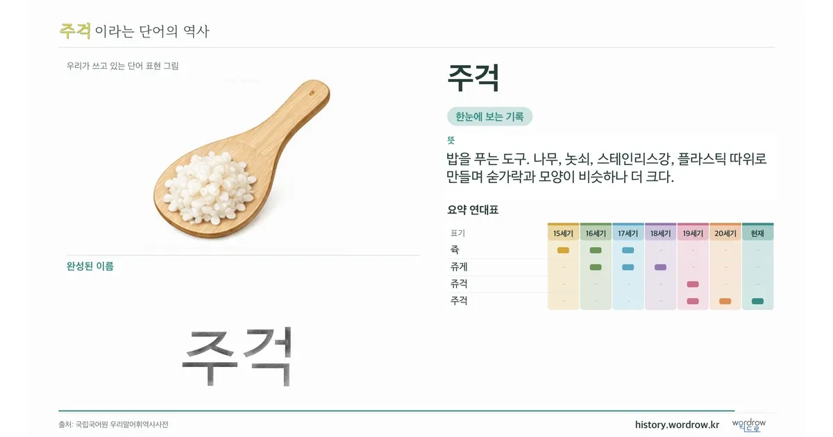 주걱 대표 이미지