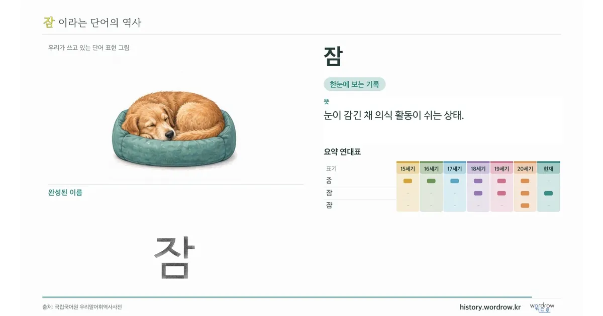 잠 대표 이미지
