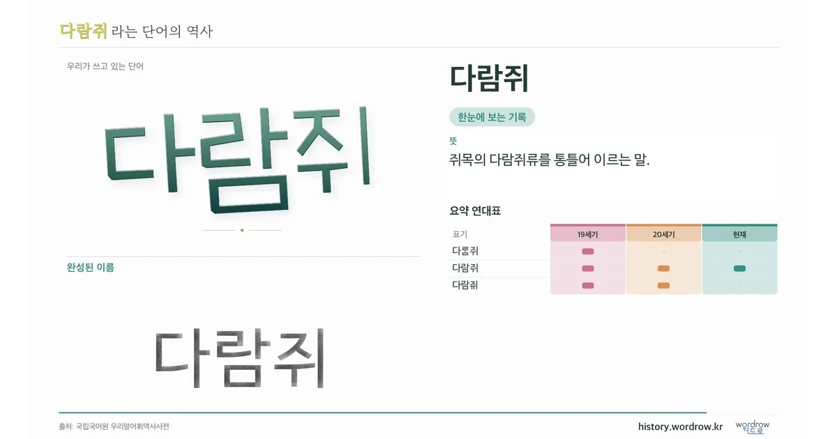 다람쥐 대표 이미지