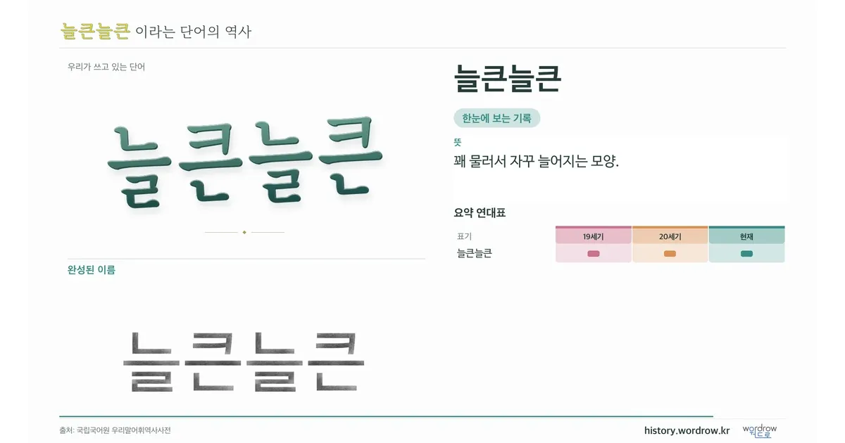 늘큰늘큰 대표 이미지