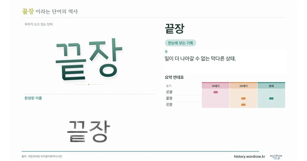 끝장 대표 이미지