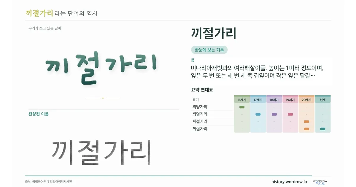 끼절가리 대표 이미지