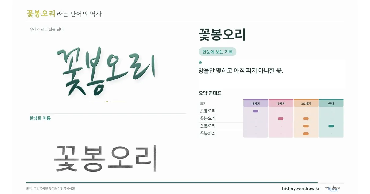 꽃봉오리 대표 이미지