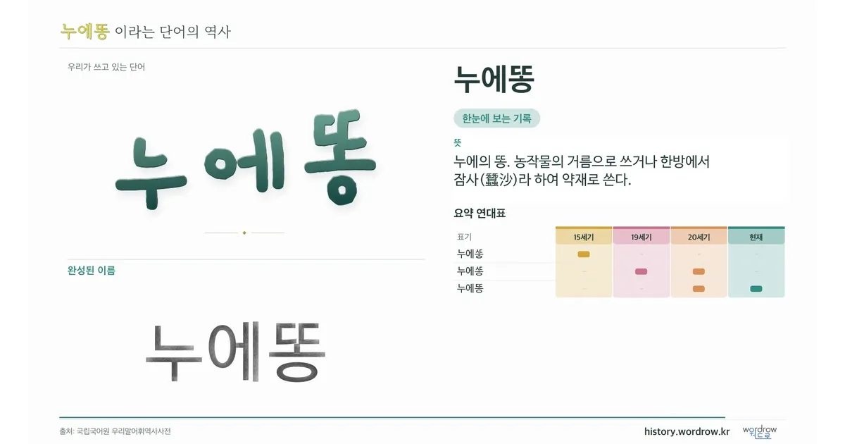 누에똥 대표 이미지