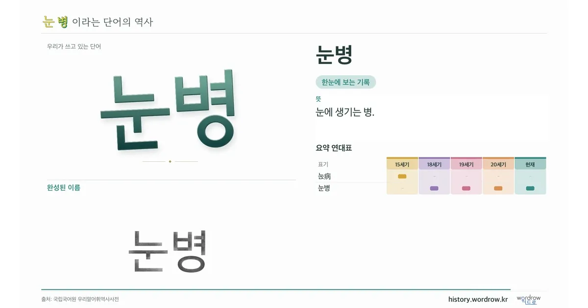 눈병 대표 이미지