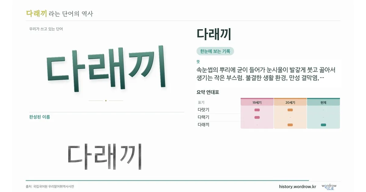 다래끼 대표 이미지