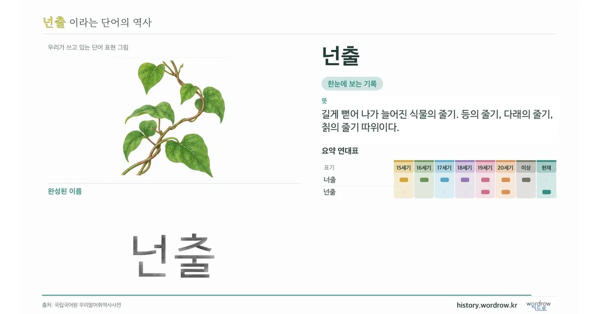 넌출 대표 이미지