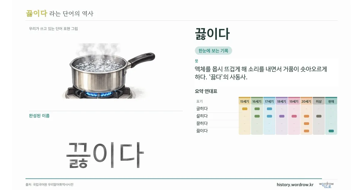 끓이다 대표 이미지
