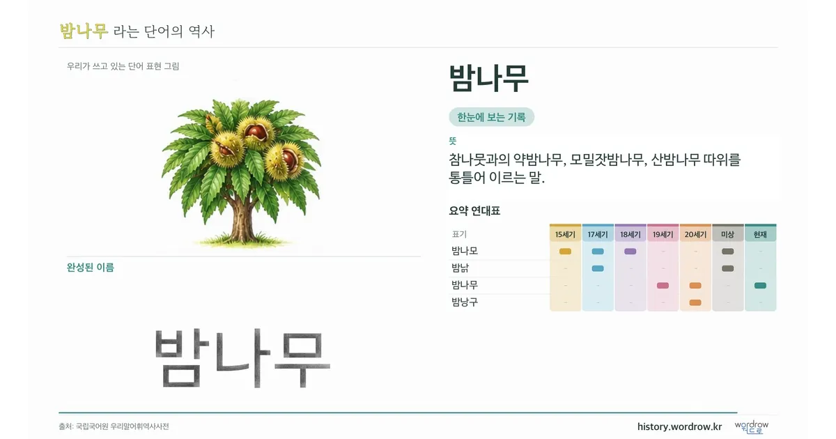 밤나무 대표 이미지