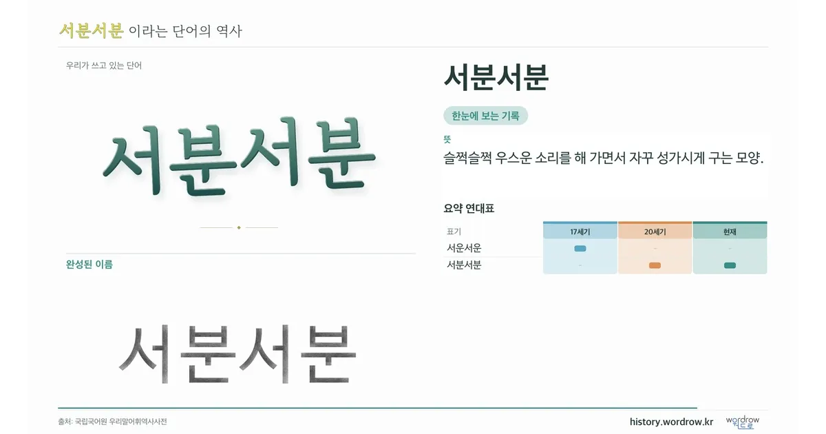 서분서분 대표 이미지