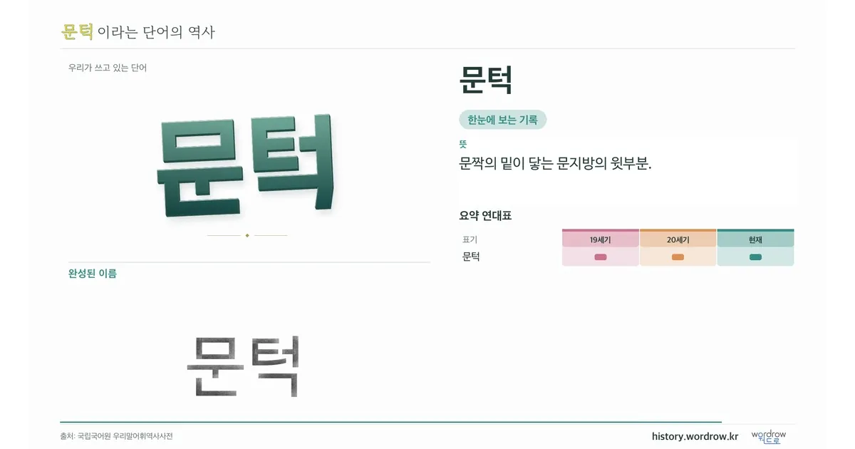 문턱 대표 이미지