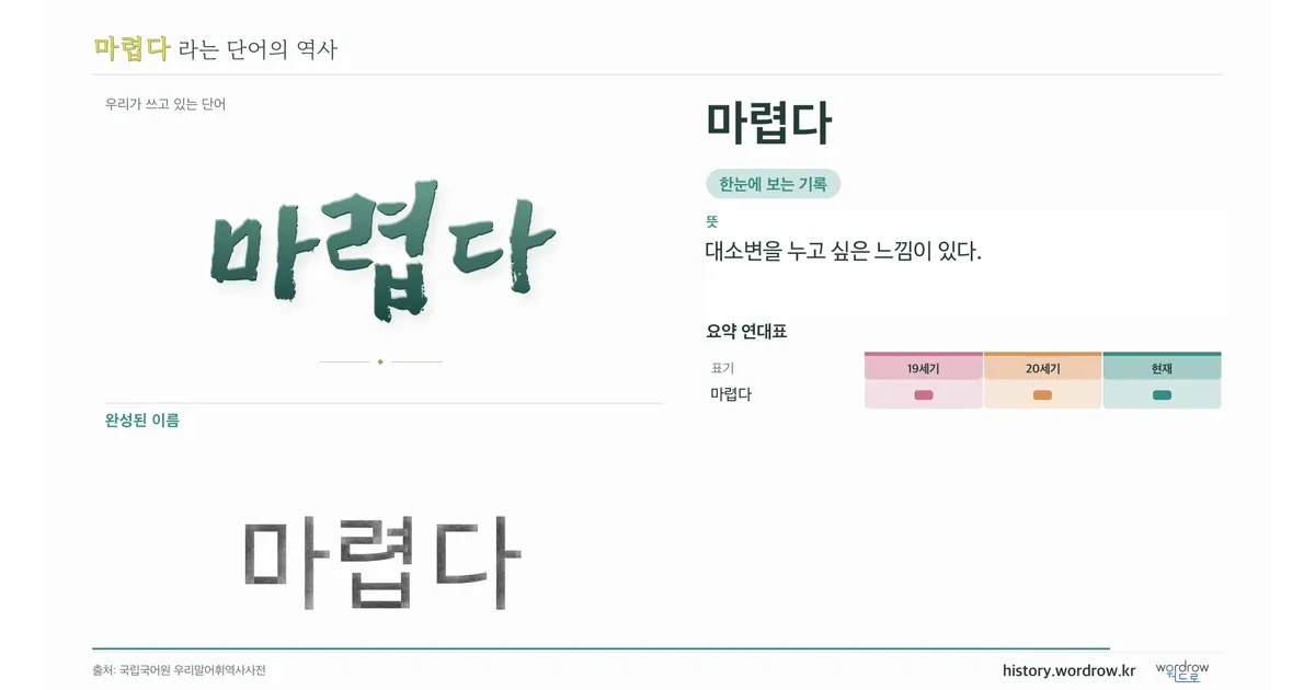 마렵다 대표 이미지