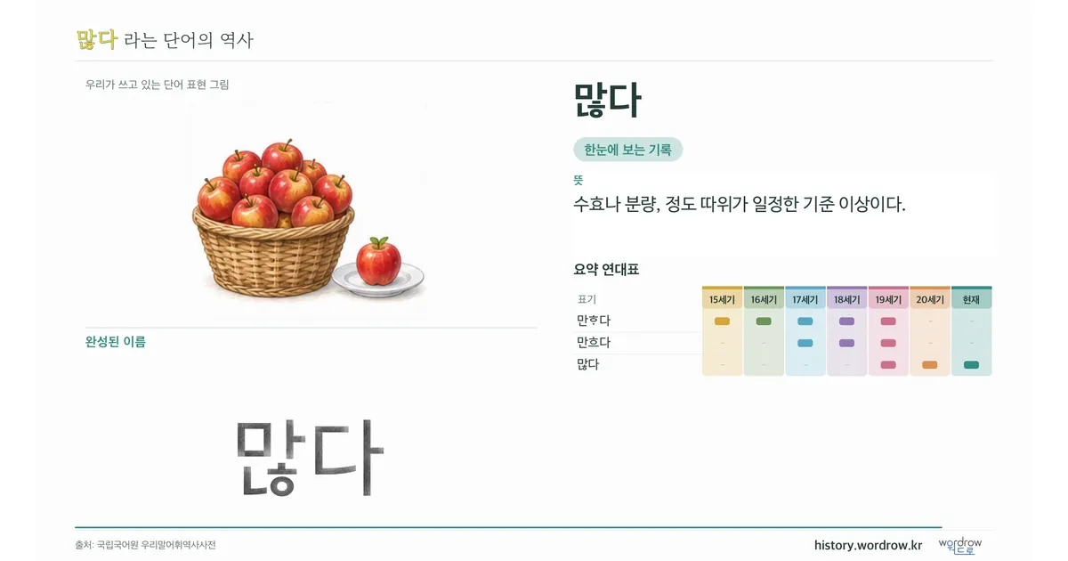 많다 대표 이미지