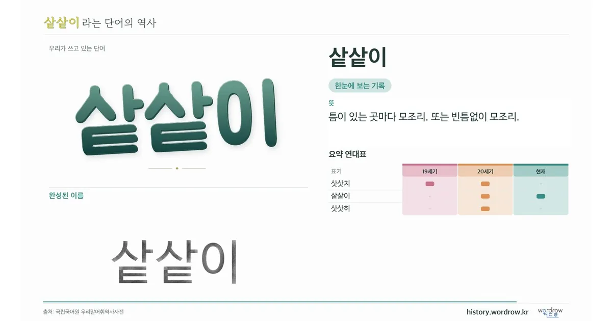 샅샅이 대표 이미지