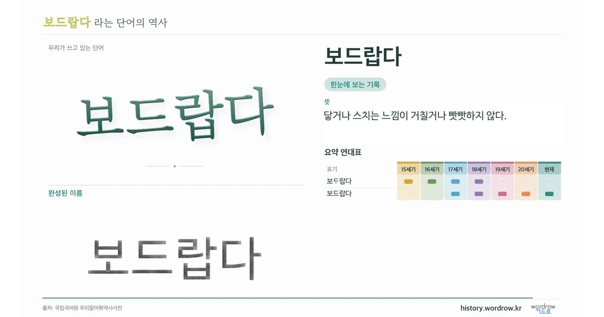 보드랍다 대표 이미지