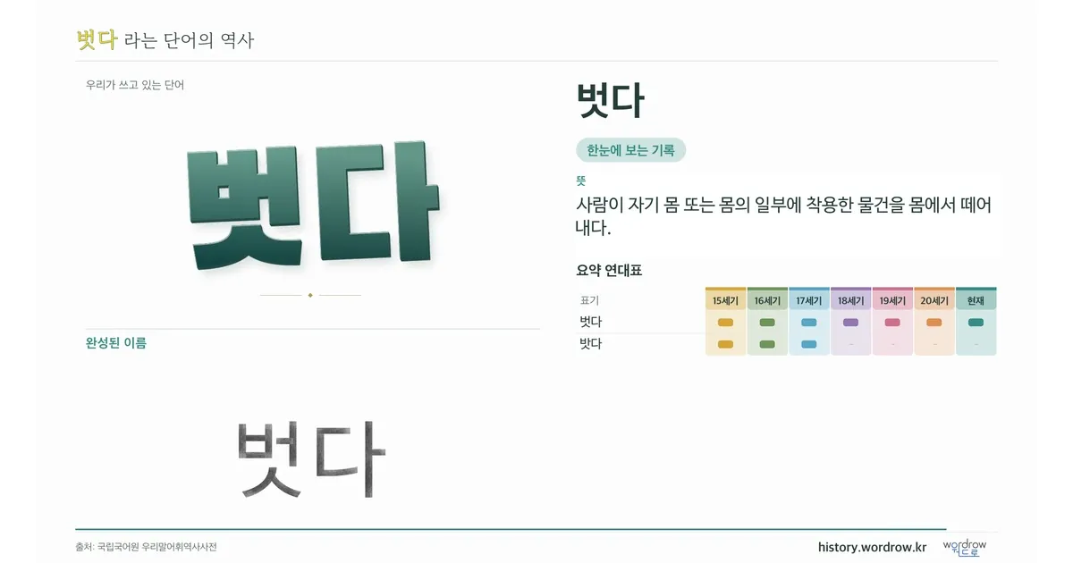 벗다 대표 이미지