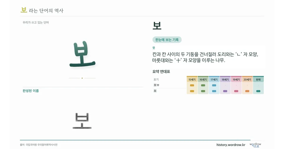 보 대표 이미지