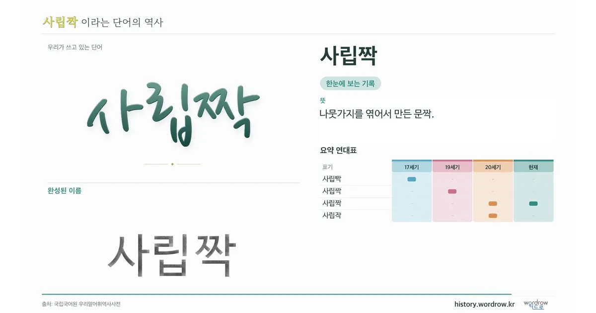 사립짝 대표 이미지