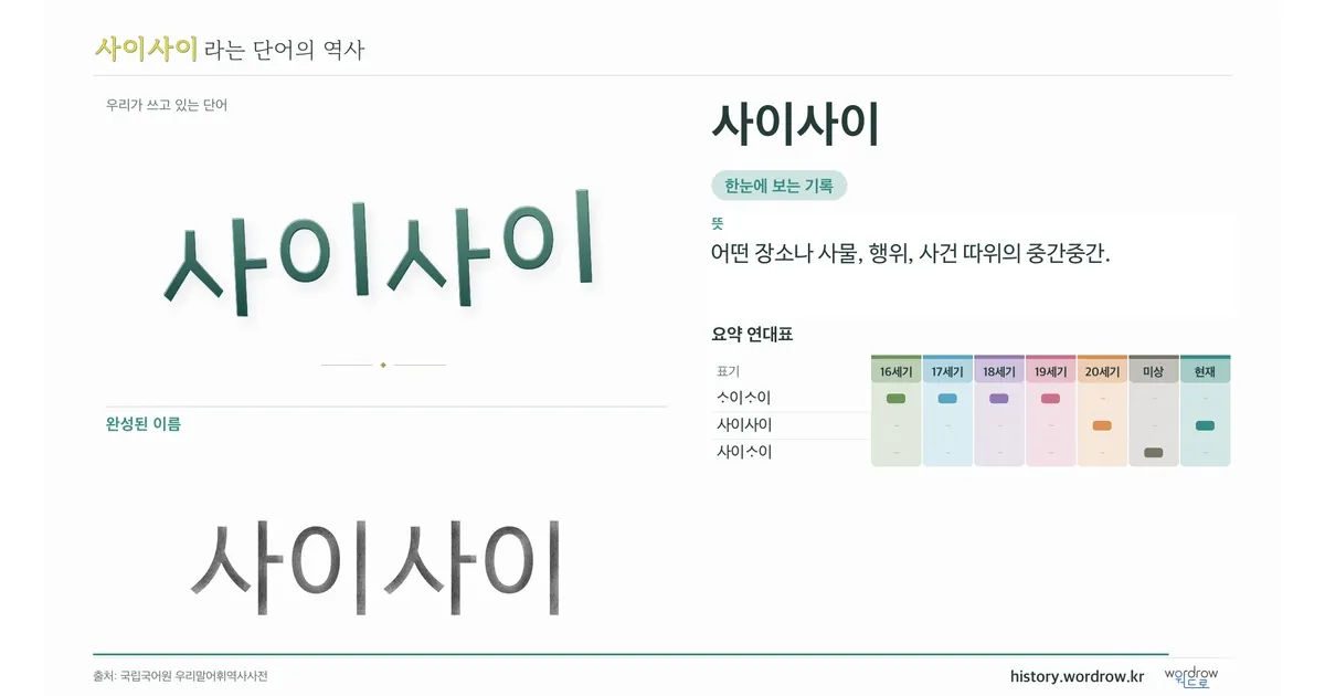 사이사이 대표 이미지