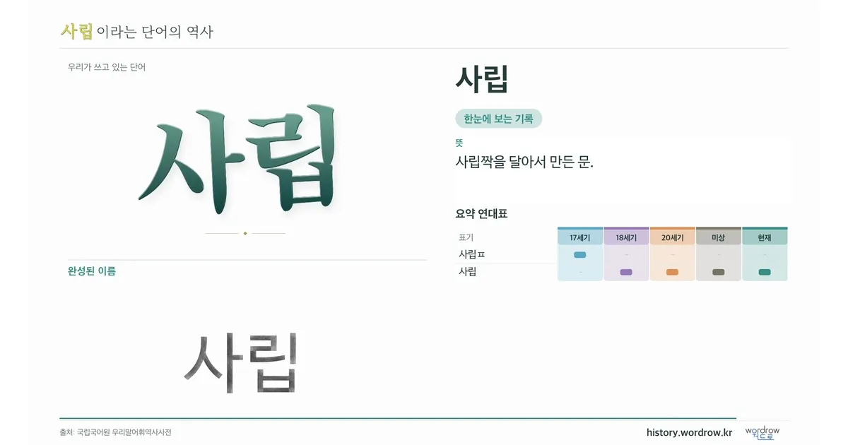 사립 대표 이미지