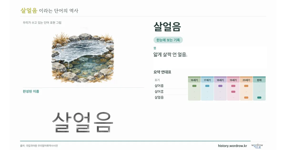 살얼음 대표 이미지