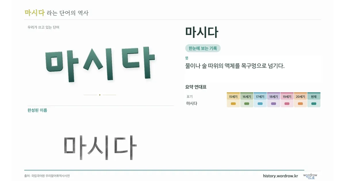 마시다 대표 이미지