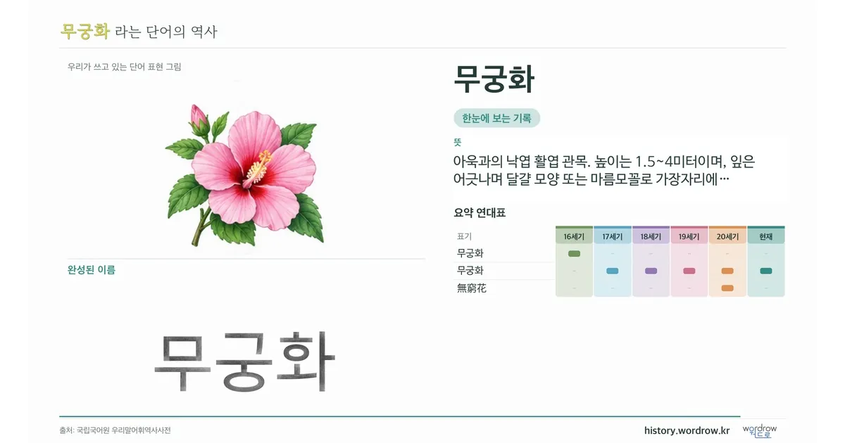 무궁화 대표 이미지