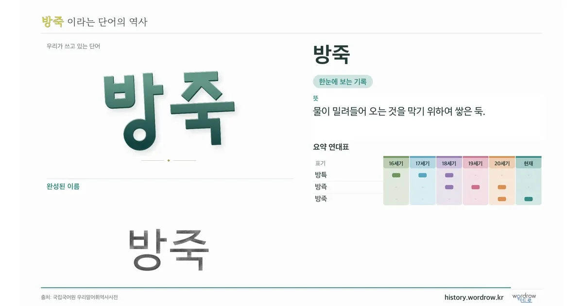 방죽 대표 이미지