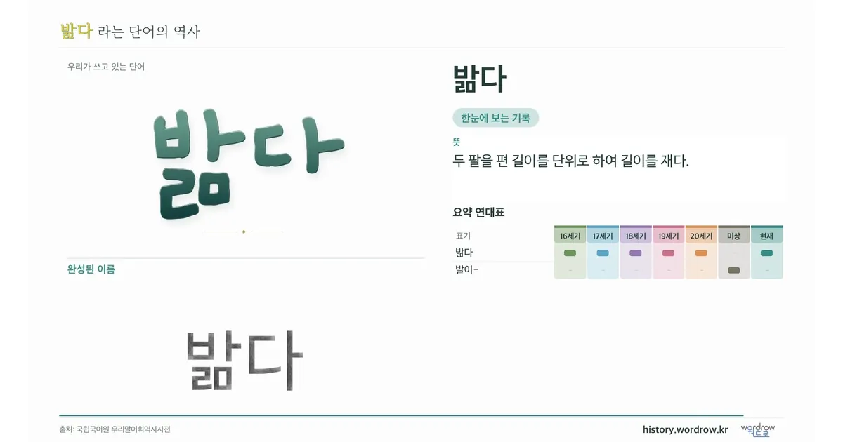 밞다 대표 이미지