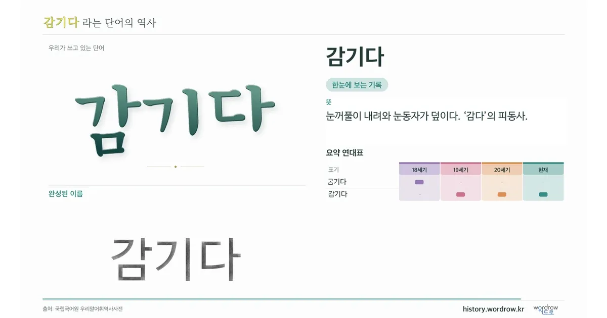 감기다 대표 이미지