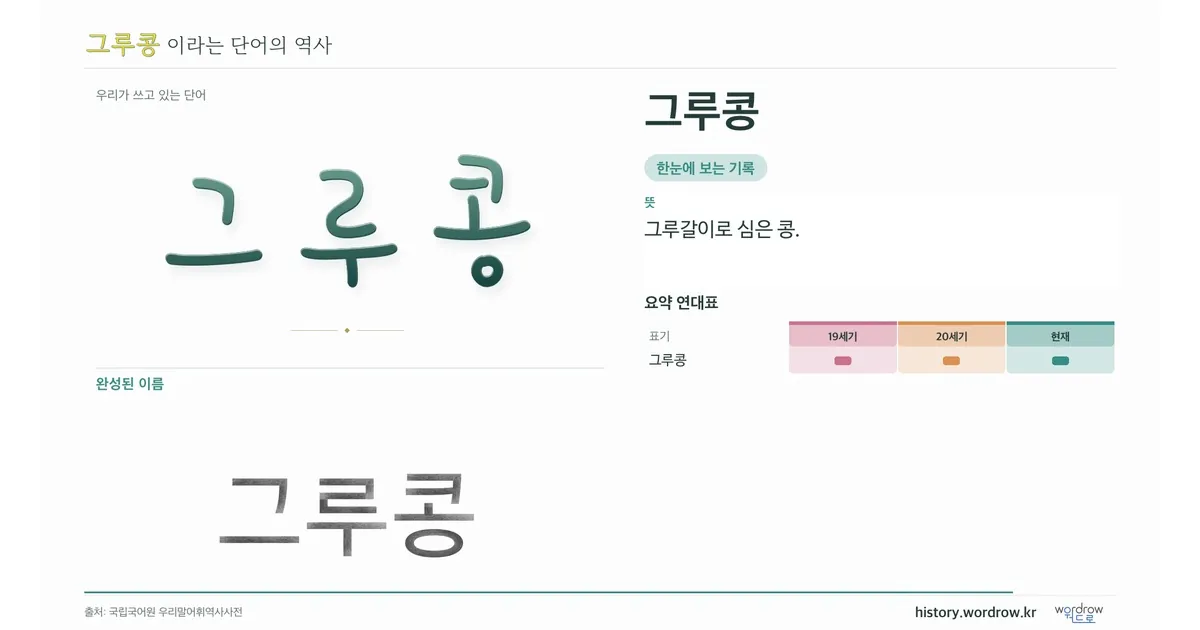 그루콩 대표 이미지