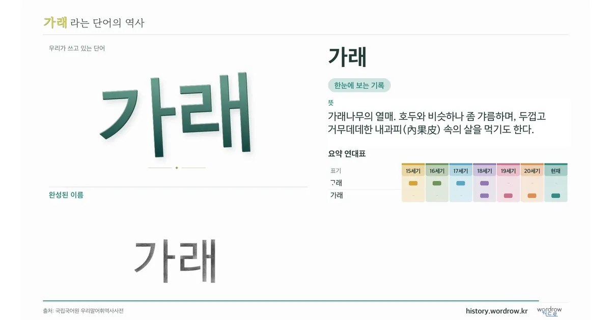 가래 대표 이미지