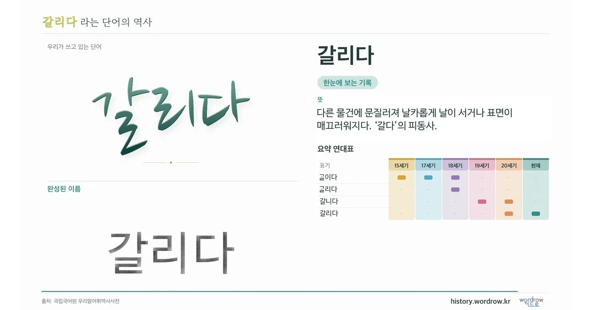 갈리다 대표 이미지