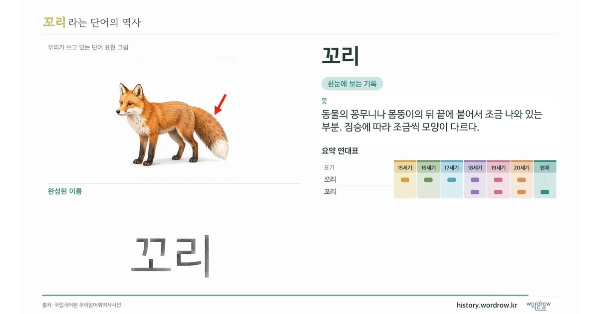 꼬리 대표 이미지