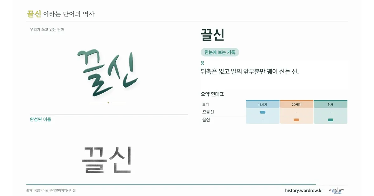 끌신 대표 이미지