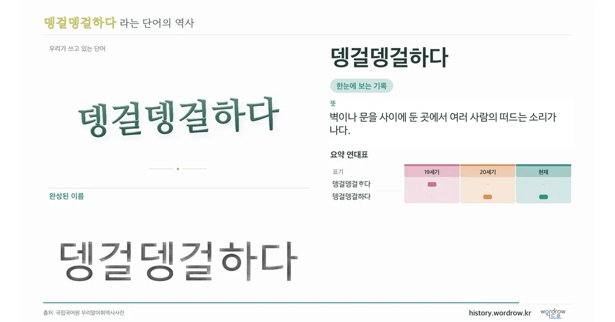 뎅걸뎅걸하다 대표 이미지