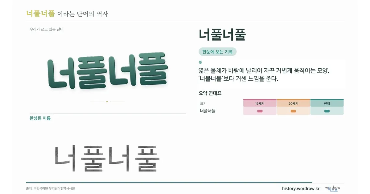 너풀너풀 대표 이미지