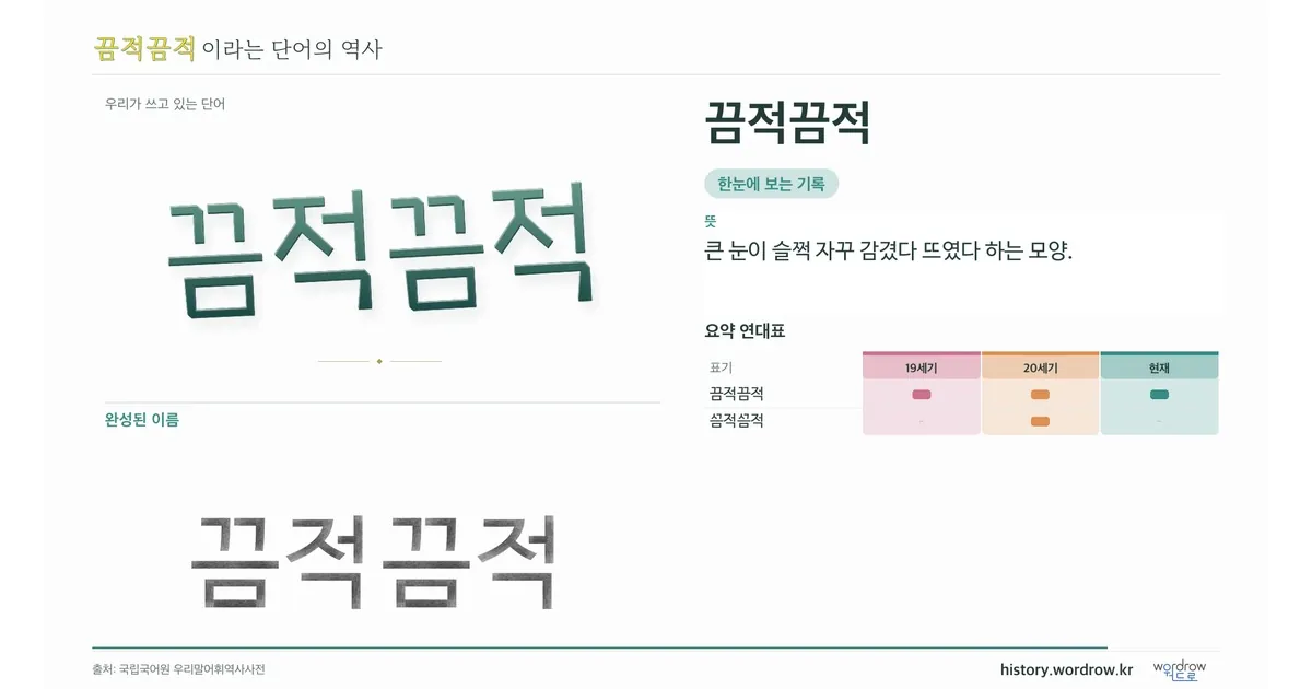 끔적끔적 대표 이미지