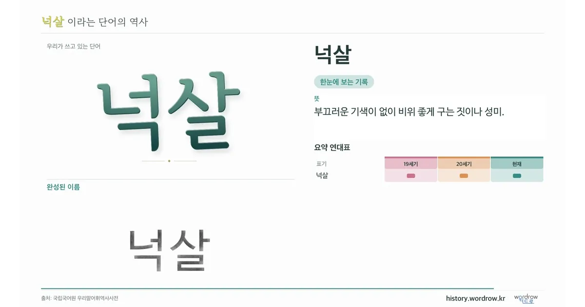 넉살 대표 이미지