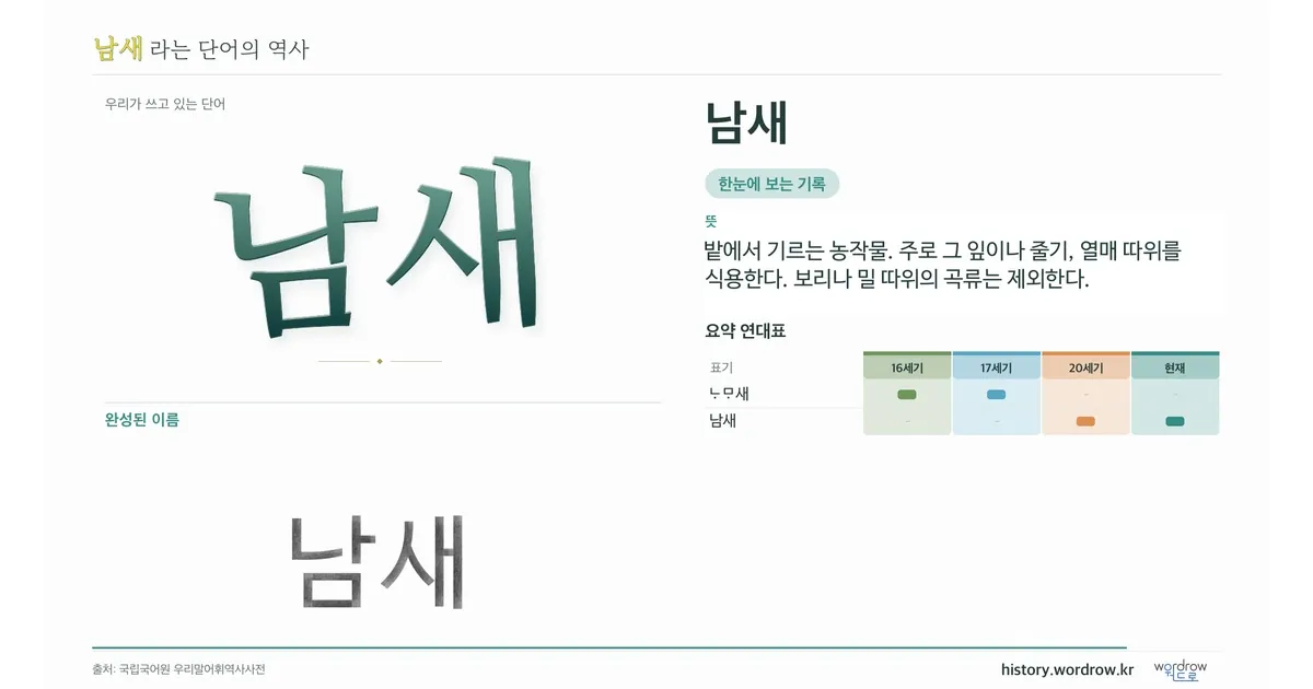 남새 대표 이미지