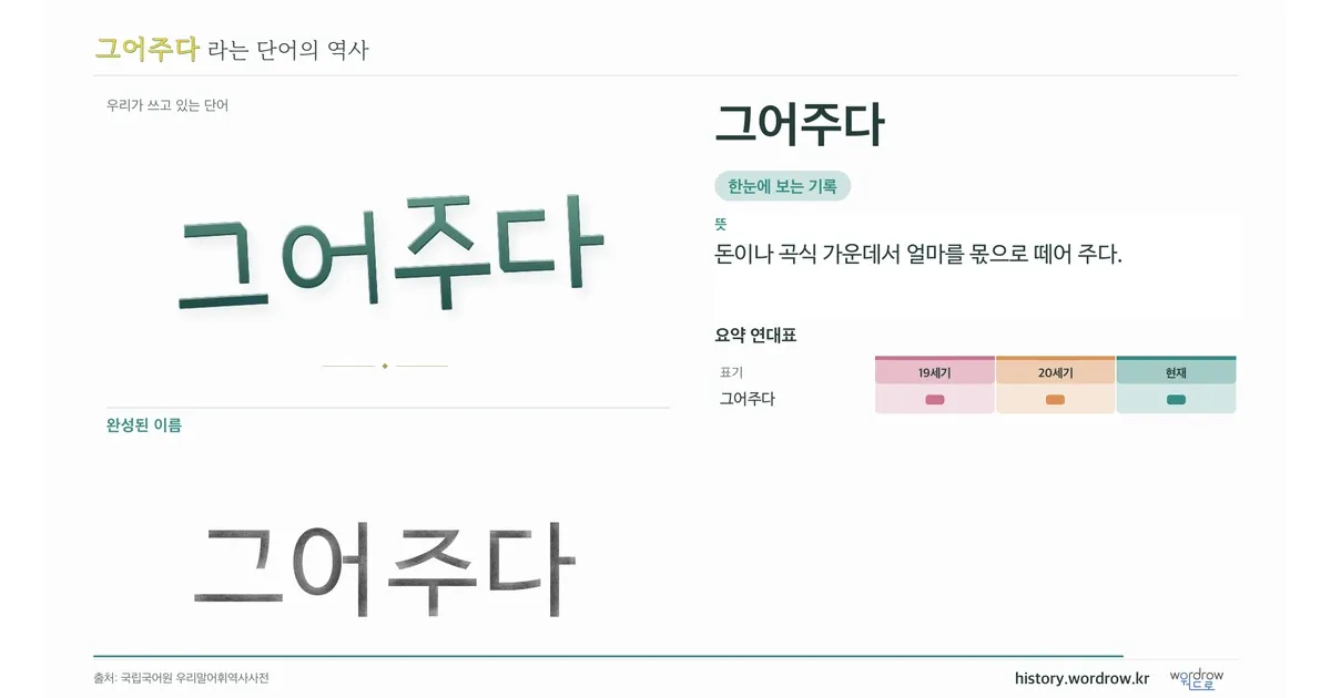 그어주다 대표 이미지