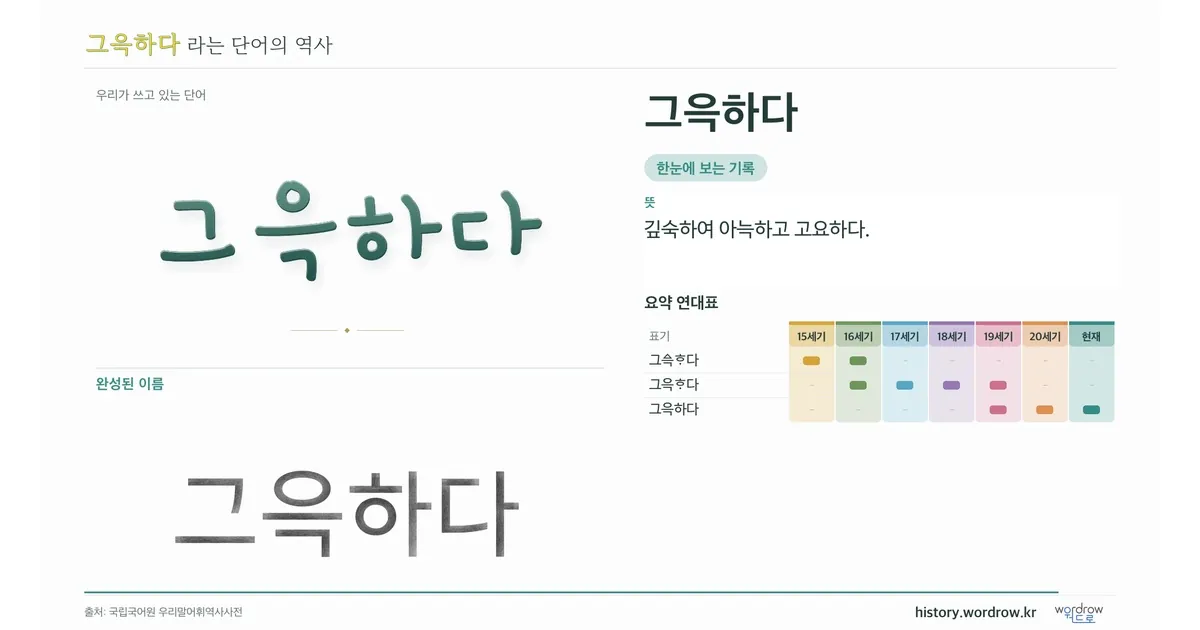 그윽하다 대표 이미지