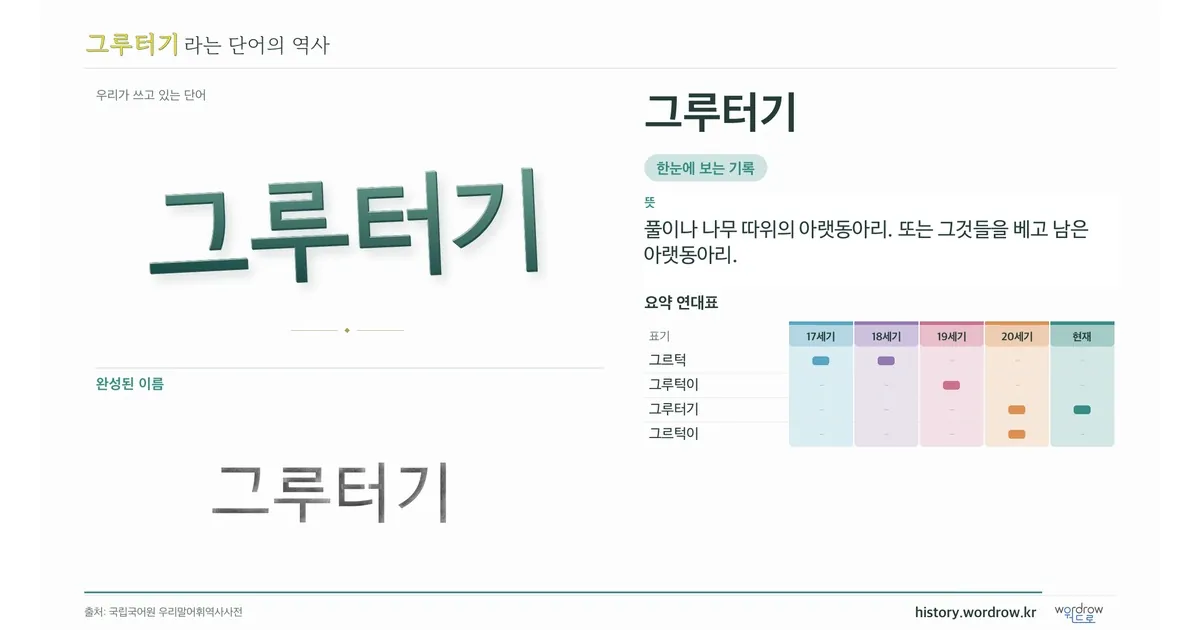 그루터기 대표 이미지
