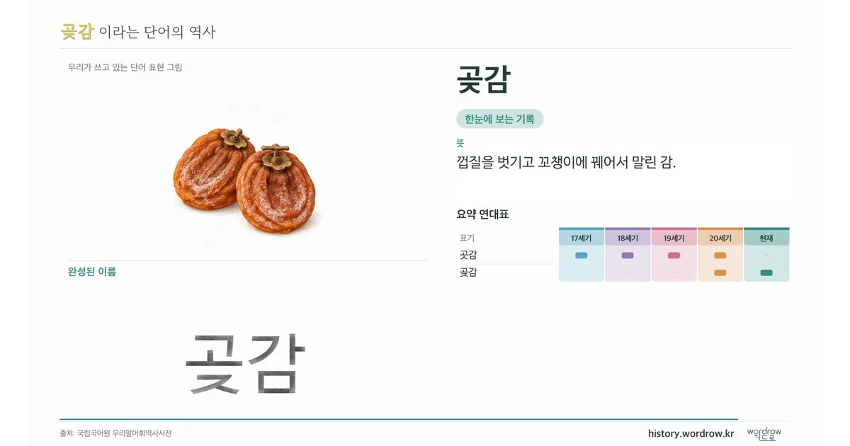 곶감 대표 이미지
