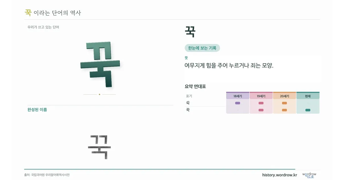 꾹 대표 이미지