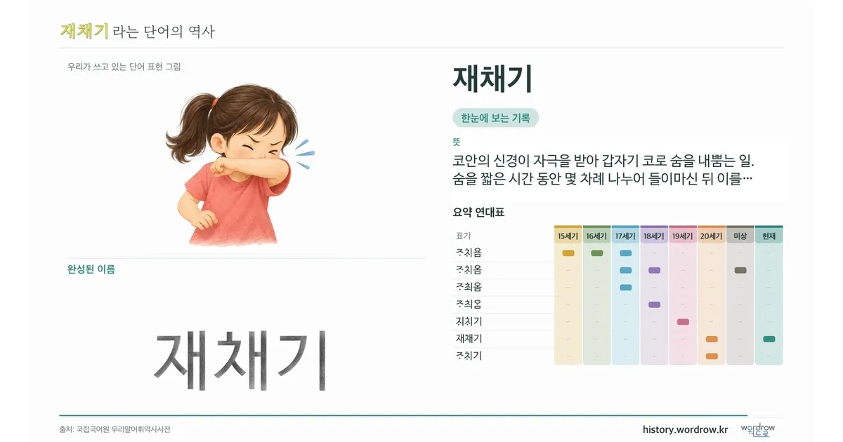 재채기 대표 이미지