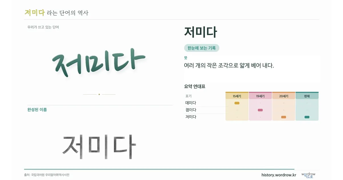 저미다 대표 이미지