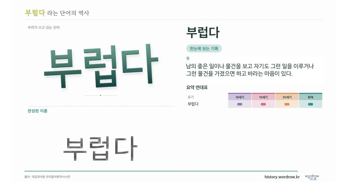 부럽다 대표 이미지